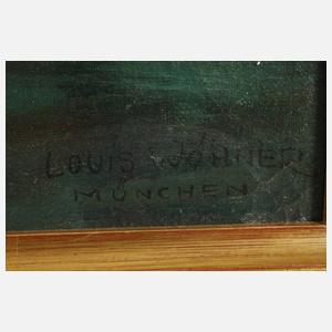 Louis Wöhner, Alpensee mit Wasserfall