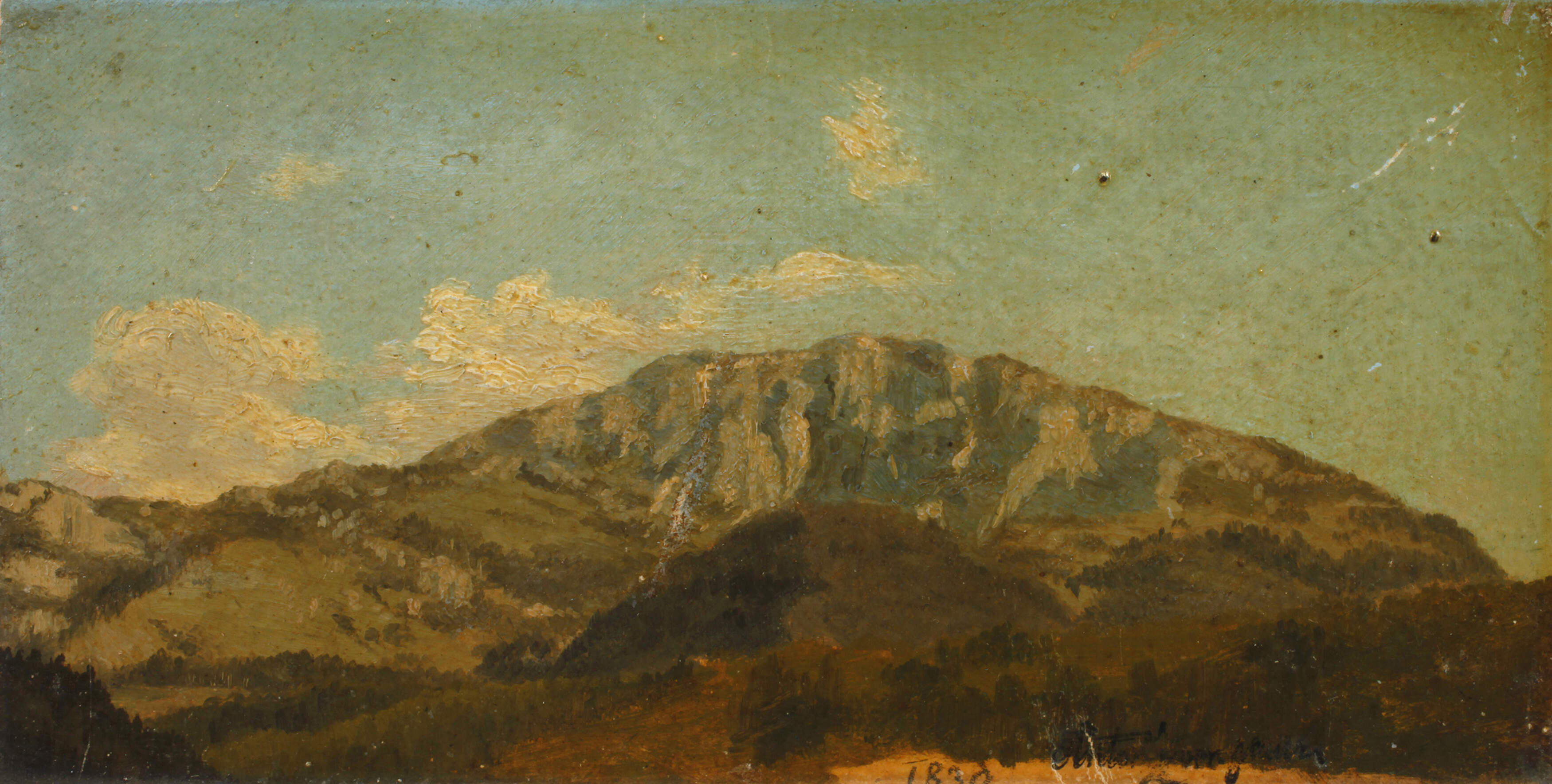 Anton Zwengauer, attr., Landschaft in den Bergen