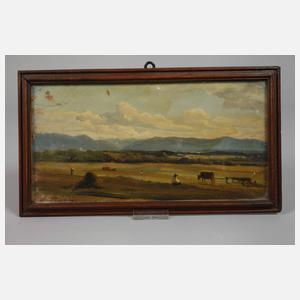 Anton Zwengauer, attr., Ernteszene