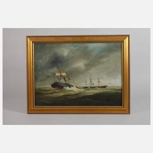 Schiffe auf stürmischer See