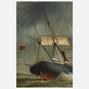 Schiffe auf stürmischer See