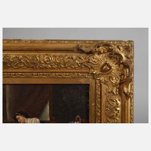 Delikate Biedermeierszene