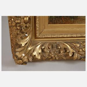 Pferdeherde bei Flussüberquerung