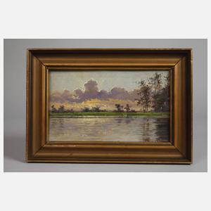 Wolkenstimmung am See