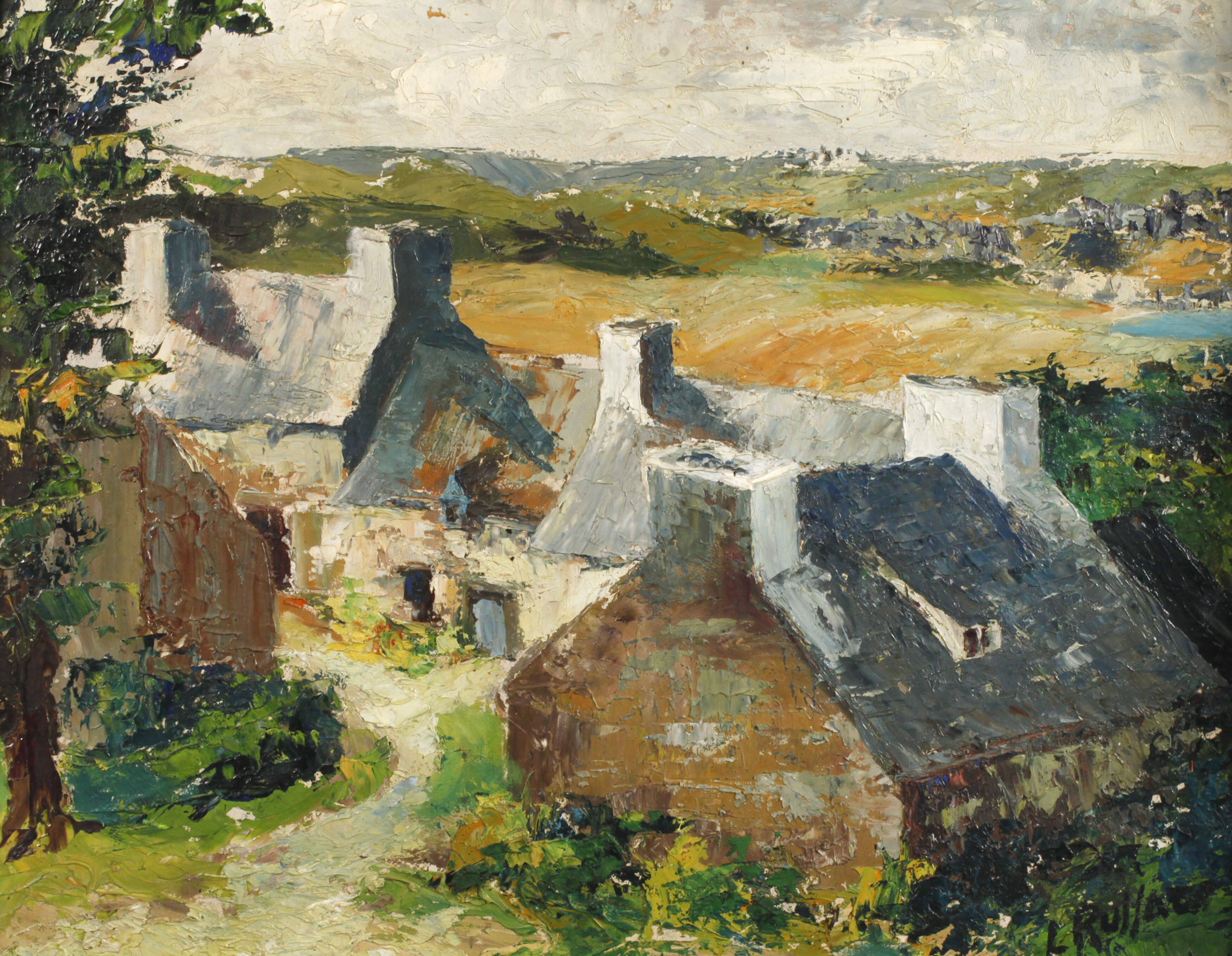 Dorf in der Bretagne