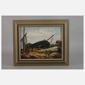 Fischerboot am Strand