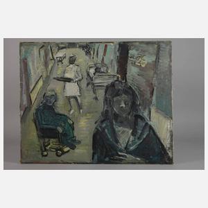 Lothar Gemmel, attr., Auf der Krankenstation