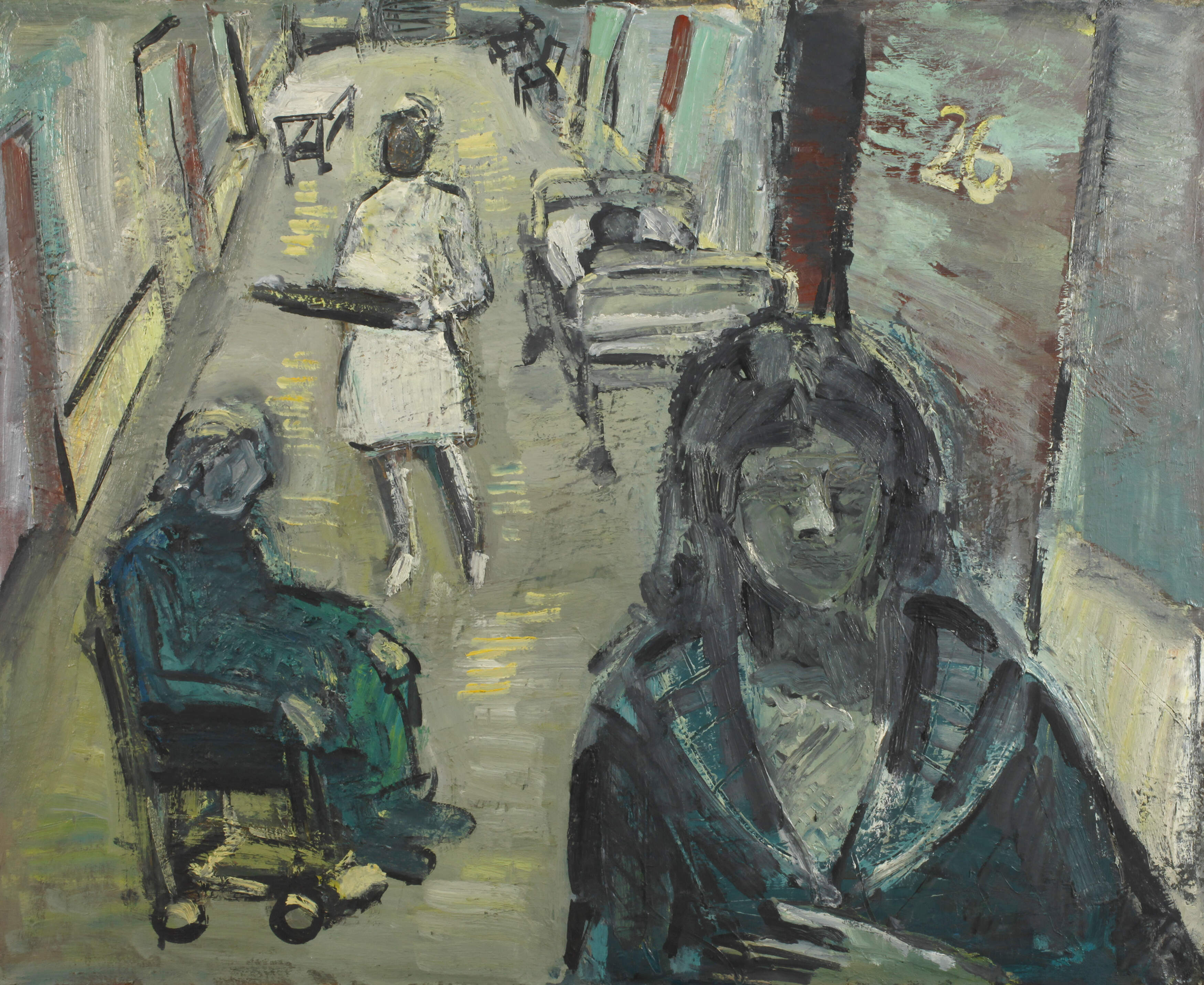 Lothar Gemmel, attr., Auf der Krankenstation