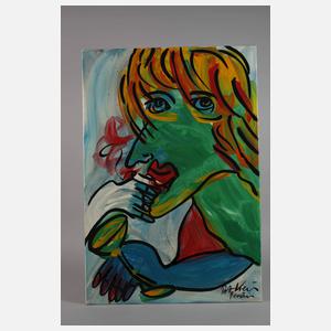 Peter Keil, "Träumende Frau"