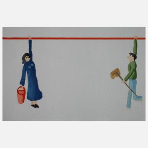 Jens Ulrich Petersen, Triptychon "On-line"