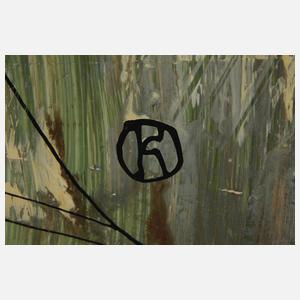 Zeitgenössisches Hinterglasbild