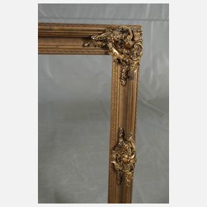 Aufwendiger Goldstuckrahmen