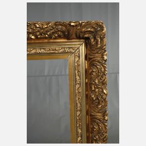 Großer Goldstuckrahmen Historismus