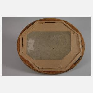 Silberner Ovalrahmen