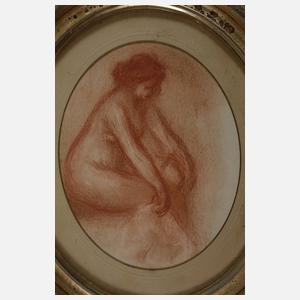 Silberner Ovalrahmen