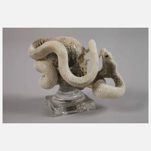 Beinschnitzerei Memento Mori