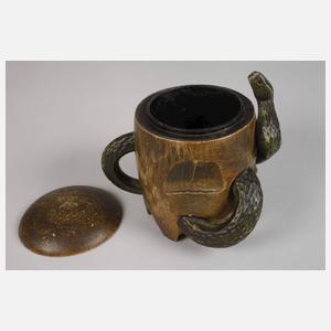 Ungewöhnliche Deckeldose