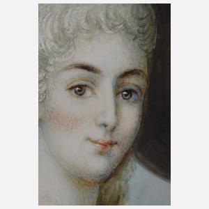 Miniatur im Empirerahmen