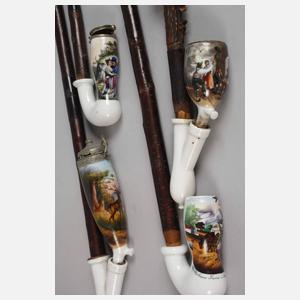 Konvolut Porzellanpfeifen