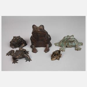 Kleine Froschsammlung