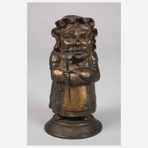 Figürlicher Zündholzhalter Hanau