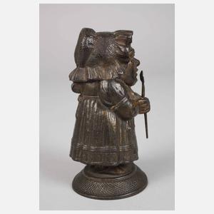 Figürlicher Zündholzhalter Hanau