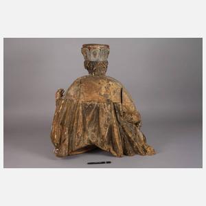 Geschnitzte Heiligenfigur