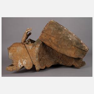 Geschnitzte Heiligenfigur