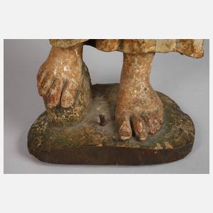 Geschnitzte Heiligenfigur