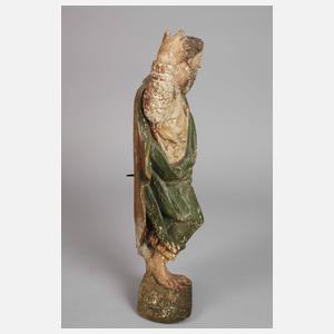 Geschnitzte Heiligenfigur
