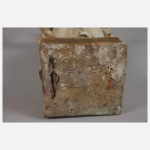 Geschnitzte Heiligendarstellung