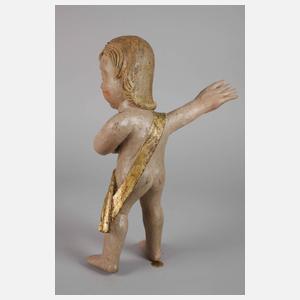 Zwei geschnitzte Putten