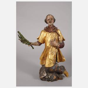 Vier barocke Schnitzfiguren