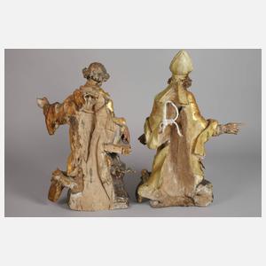 Vier barocke Schnitzfiguren