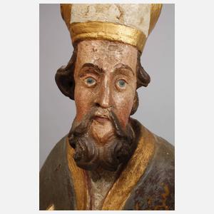 Geschnitzte Heiligenplastik