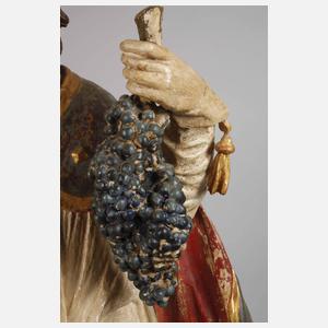 Geschnitzte Heiligenplastik