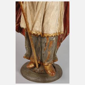 Geschnitzte Heiligenplastik