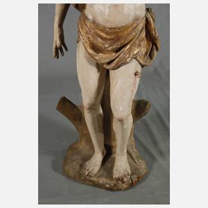 Geschnitzte Heiligenfigur