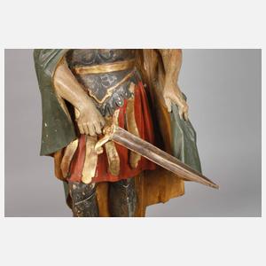 Geschnitzte Heiligenfigur