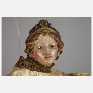 Neapolitanische Krippenfigur Verkündigungsengel