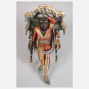 Paar venezianische Wandkonsolen