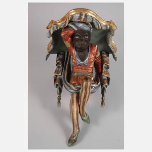 Paar venezianische Wandkonsolen