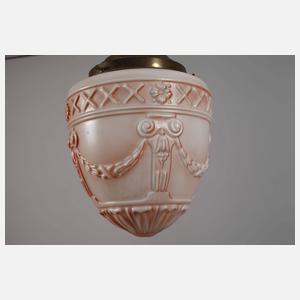 Zwei Deckenlampen Art déco