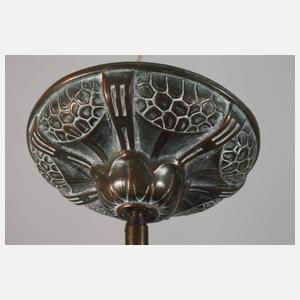 Zwei Deckenlampen Art déco