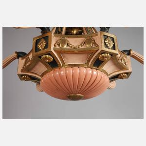 Geschnitzte Deckenleuchte