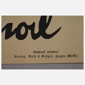 Plakat Reichstagswahl 1924