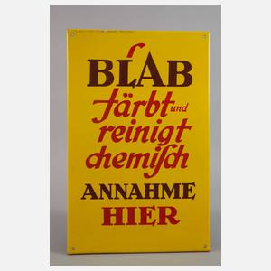 Fünf Emailleschilder