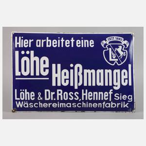 Fünf Emailleschilder