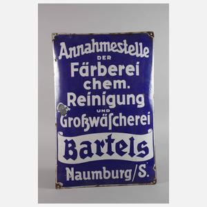 Vier Emailleschilder