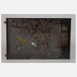 Emailleschild Werner Bräu